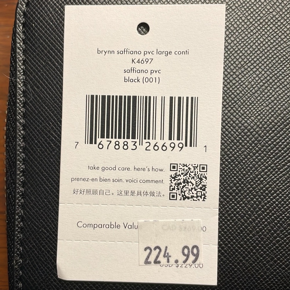 Kate Spade Brynn Large Continental wallet Leather Black - Picture 2 of 2